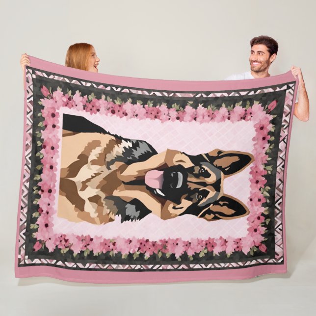 German Shepherd Blanket (In Situ)
