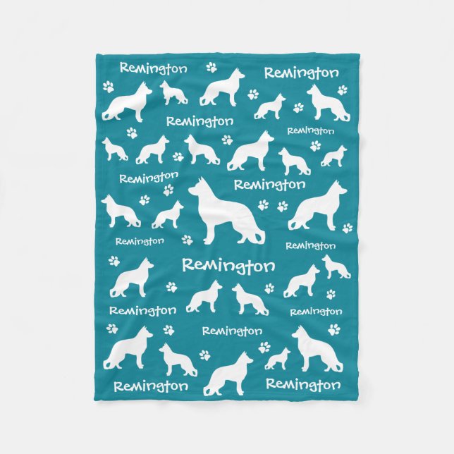 German Shepherd Blanket | Loyal & Loving Gift (Front)