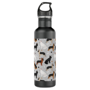 German Shepherd Bones and Paws 710 Ml Water Bottle