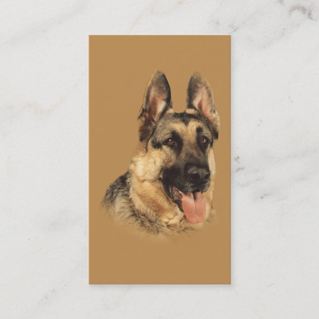 German Shepherd Breeder Business Card (Front)