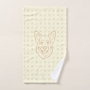 German Shepherd, Built to Protect, Born to Love! Bath Towel Set