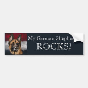 GERMAN SHEPHERD     BUMPER STICKER