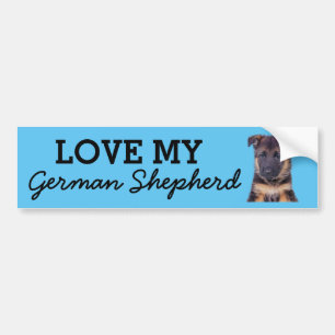 German Shepherd bumper sticker