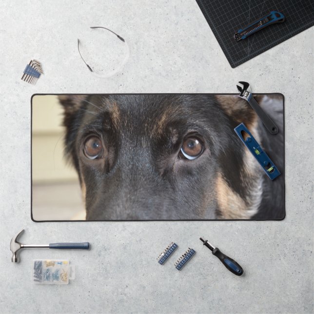 German Shepherd by Shirley Taylor Desk Mat (Workstation)