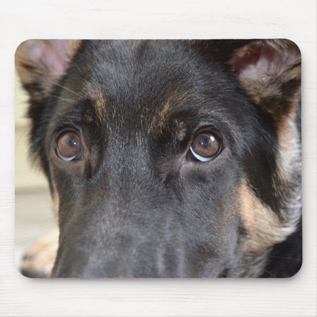German Shepherd by Shirley Taylor Mouse Pad (Front)