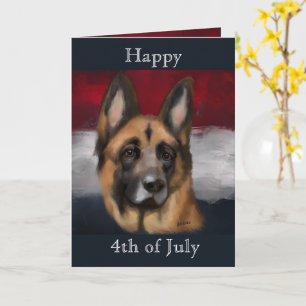 German Shepherd Card