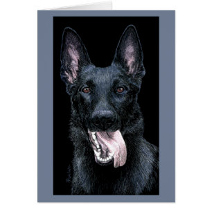 German Shepherd Card - "Tootsie"