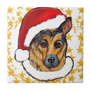 GERMAN SHEPHERD CERAMIC TILE