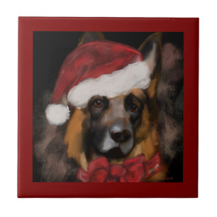 German Shepherd  Ceramic Tile