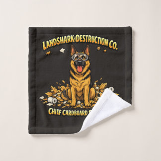 German Shepherd Certified Home Decorator Design Wash Cloth