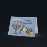 German Shepherd Chanukah Card Menorah Dreidel1<br><div class="desc">Remembering family and friends during the Chanukah season is a wonderful way to keep in touch with the people you love and care about. I created these dog Chanukah cards with love and care and I am sure anyone who loves dogs will be delighted to receive them. You do have...</div>