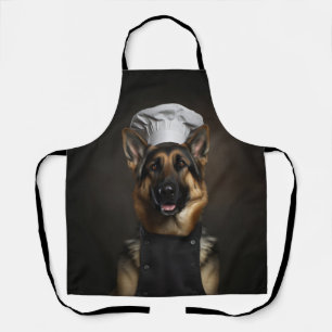 German Shepherd Chef Cooking Apron