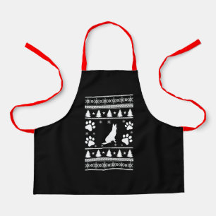 German Shepherd Christmas Apron