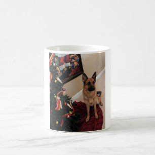German Shepherd Christmas Custom Value Mug