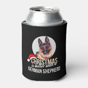 German shepherd - Christmas is better with a Germa Can Cooler