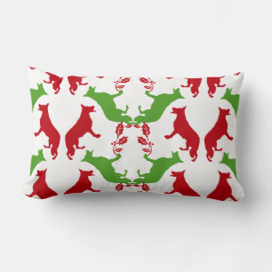 German Shepherd Christmas Lumbar Cushion