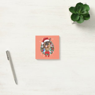 German Shepherd Christmas Ornament Decoration Gift Post-it Notes