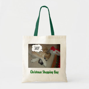 German Shepherd Christmas Tote Bag