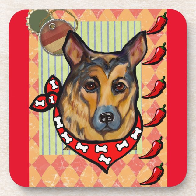 GERMAN SHEPHERD COASTER (Front)