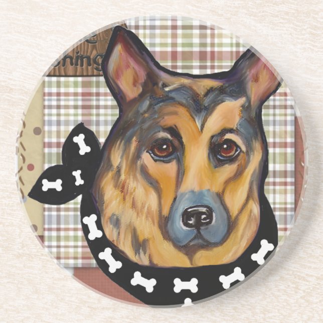 GERMAN SHEPHERD COASTER (Front)