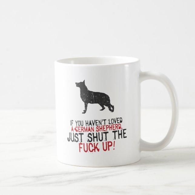 German Shepherd Coffee Mug (Right)