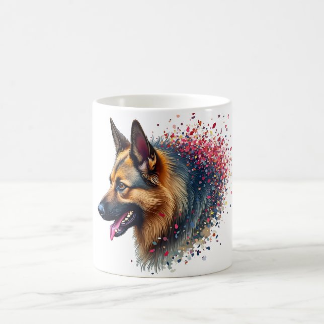 german shepherd coffee mug (Center)