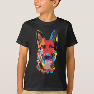 German shepherd colour T-Shirt