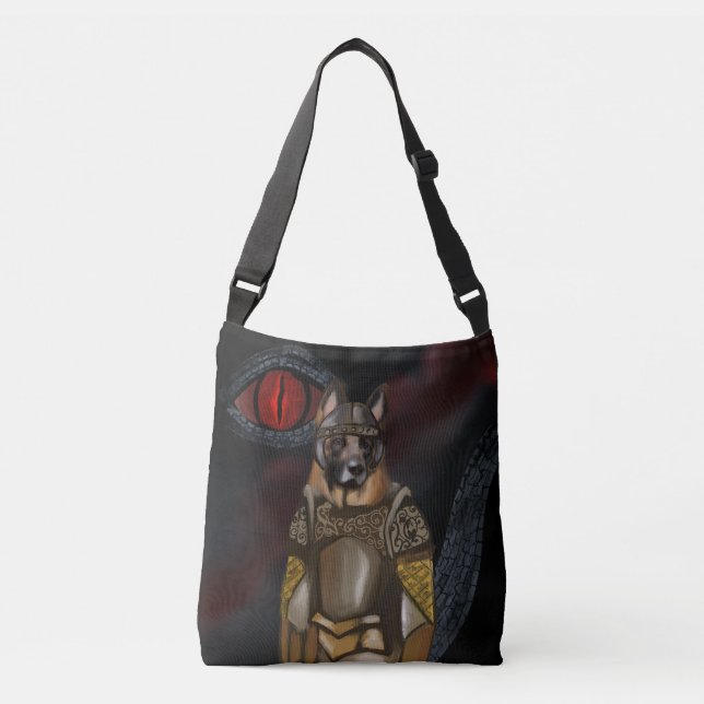 German Shepherd         Crossbody Bag (Front)