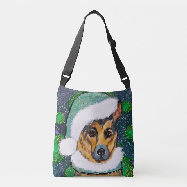 German Shepherd        Crossbody Bag (Front)