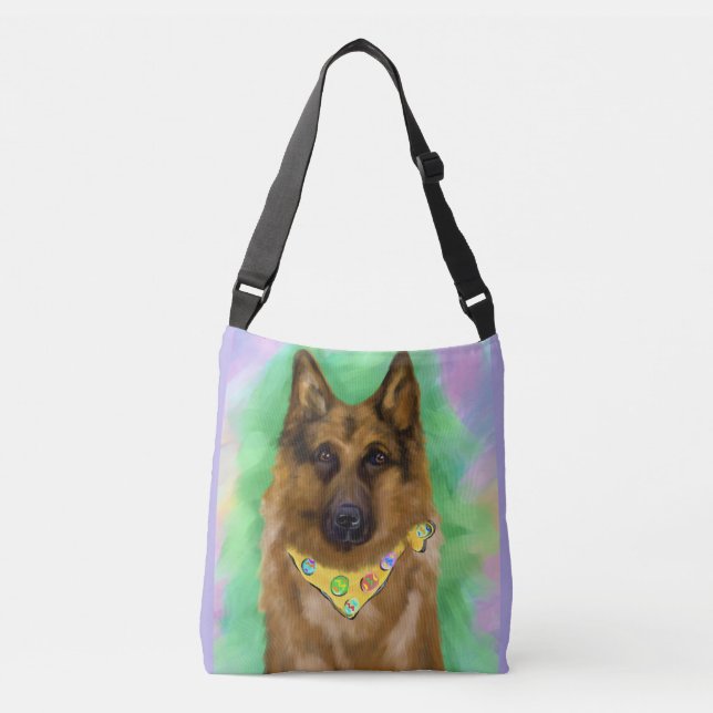 GERMAN SHEPHERD  CROSSBODY BAG (Front)