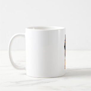 German Shepherd Cute Cartoon  Coffee Mug
