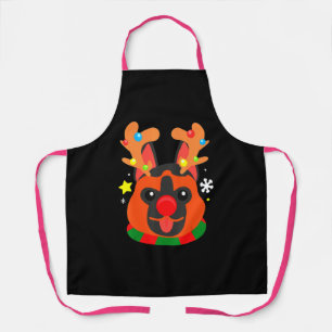 German Shepherd Cute Christmas Apron