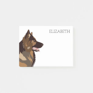 German Shepherd   Cute Pet Dog Post-it Notes