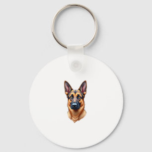 German Shepherd Cute Puppy Dog (3) Key Ring