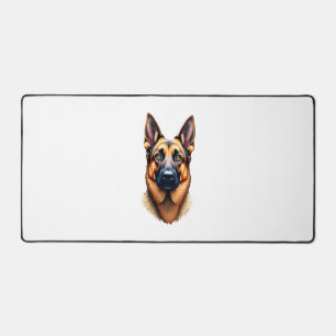 German Shepherd Cute Puppy Dog (4) Desk Mat