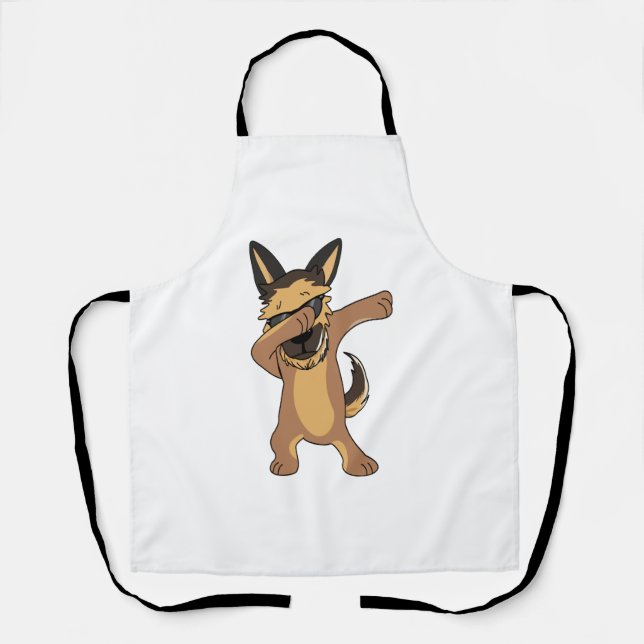 German Shepherd Dabbing Window Decals for car Truc Apron (Front)