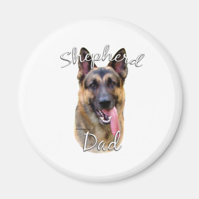 German Shepherd Dad 2 Magnet (Front)