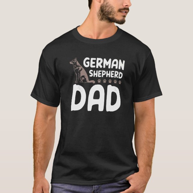 German Shepherd Dad  2 T-Shirt (Front)