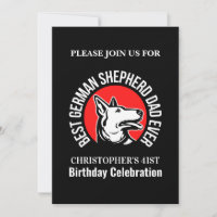German Shepherd Dad Birthday Party 