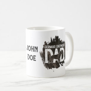 German Shepherd Dad Cute Dog Lover Father's Day Coffee Mug