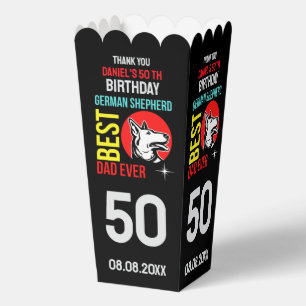 German Shepherd Dad, Dog Dad Birthday Favour Box