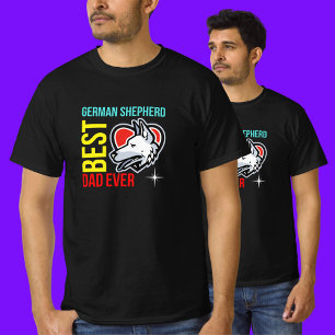 German Shepherd Dad, Dog Dad T-Shirt