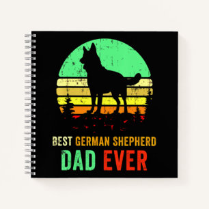 German Shepherd Dad Dog Owner Essential Notebook