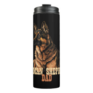 German Shepherd Dad, GSD Owner Dad Thermal Tumbler