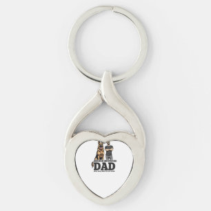 German Shepherd Dad � Loyal. Fierce. Protective. Key Ring