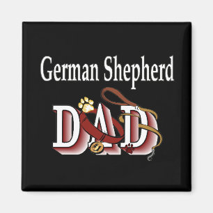 german shepherd dad Magnet
