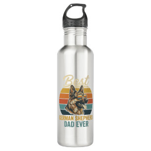 German Shepherd Dad Vintage Sunset Shirt Design 710 Ml Water Bottle