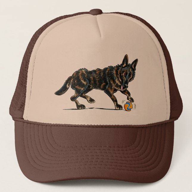 German Shepherd Dax Trucker Hat (Front)