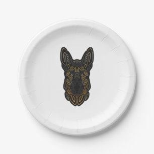 German Shepherd Design German Shepherd Gifts Dog O Paper Plate
