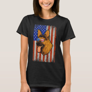 German Shepherd Dog 4th Of July T-Shirt